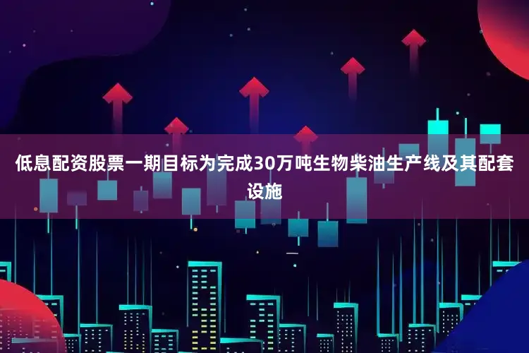 低息配资股票一期目标为完成30万吨生物柴油生产线及其配套设施
